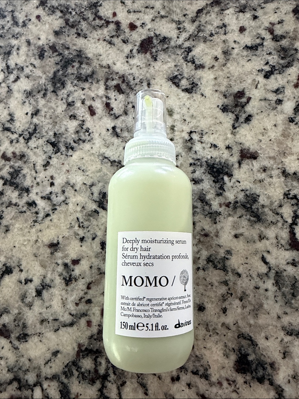 Davines MOMO Hydrating Serum gently used